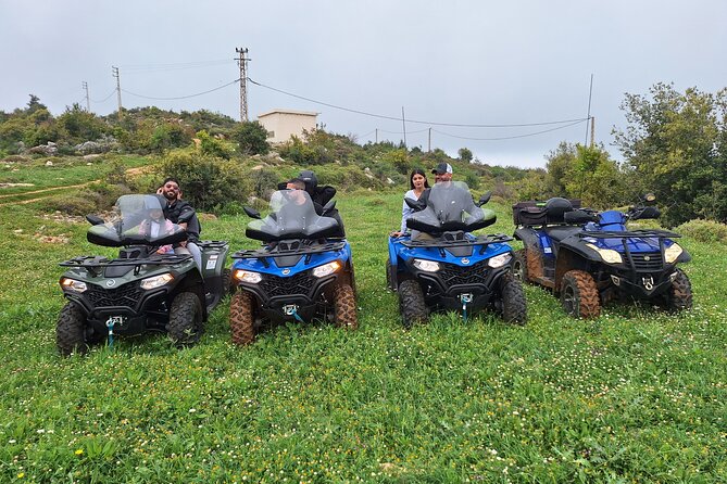 70 Minutes Private ATV Tour in Lebanon - The Mediterranean viewpoint halfway through