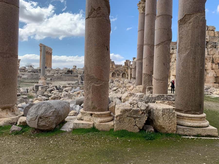 Baalbek Temples & Ksara Caves w/pick-up,guide, entries+lunch - Walking through Chateau Ksara’s caves
