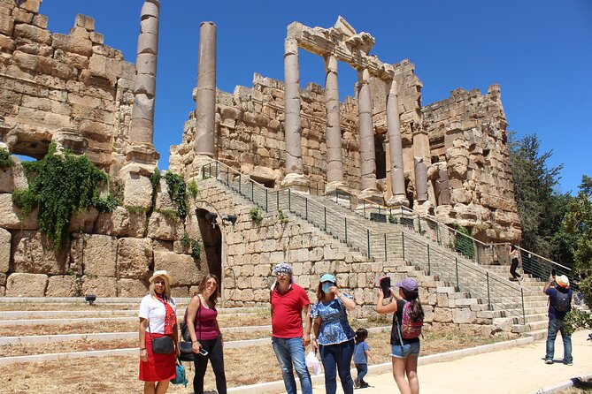 Lebanon tour Baalbek ruins & Ksara w/pick-up, lunch,guide+entries - Zahle brunch: a welcome change from bus food