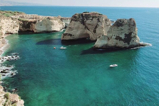 Pigeon Rocks Boat Ride Beirut (Raouche Rocks) - Getting Close to Pigeon Rocks