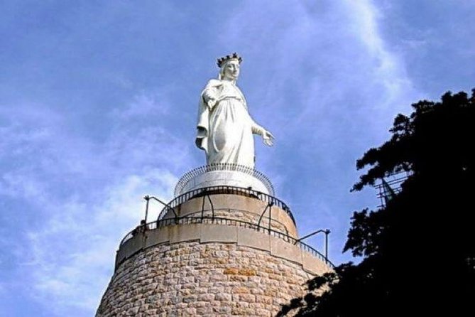Small-Group Tour with Lunch to Jeita Grotto, Byblos and Harissa - Harissa and the statue above Jounieh